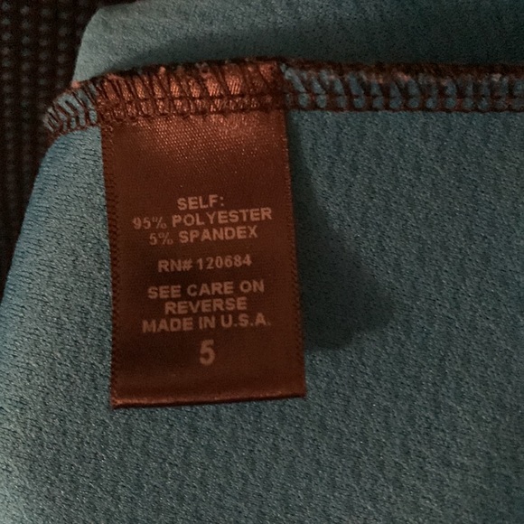 Torrid black w/blue dots sleeveless front & back v-necks skater swing dress 5x - Picture 8 of 10